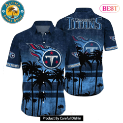 BEST Tennessee Titans NFL Hawaiian Shirt Tropical Pattern Graphic New Collection Summer Gift For Fan NFL Hot Trend 2023