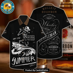 Bourbon Whiskey Hawaiian Shirt 1