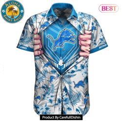 HOT TREND Detroit Lions NFL Football Hawaiian Shirt New Trends Summer For Big Fans Gift For Men Women