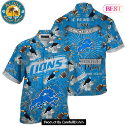 HOT TREND Detroit Lions NFL Hawaiian Shirt Being A Redskins Beach Shirt This For Summer Mom Lets Everyone Score