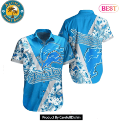 HOT TREND Detroit Lions NFL Hawaiian Shirt Style Summer For Awesome Fans 1