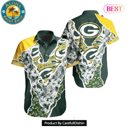 HOT TREND Green Bay Packers Nfl Hawaii Shirt Graphic Floral Pattern This Summer Meaningful Gifts For Fans 1