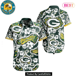 HOT TREND Green Bay Packers Nfl Hawaii Shirt Graphic Floral Printed This Summer Beach Shirt For Fans 1