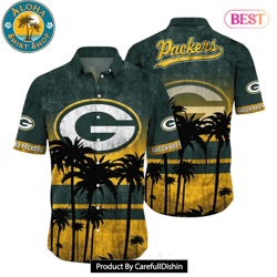 HOT TREND Green Bay Packers Nfl Hawaiian Shirt Tropical Pattern Graphic New Collection Summer Gift For Fan Nfl 1