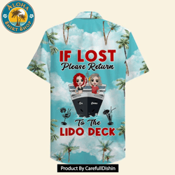 If Lost Please Return To The Lido Deck Hawaiian Shirt -