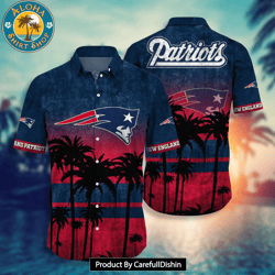 New England Patriots NFL Hawaii Shirt Short Style Hot Trending Summer