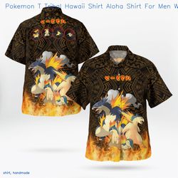 Pokemon T Tribal Tropical Shirt Aloha Shirt For Men WomenBuy n, 21