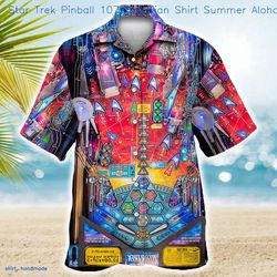 star trek pinball 107 summer shirt summer aloha shirt for, 49