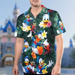Funny Duck Hawaiian Shirt, Vacation Holiday Tropical Summer Trip Shirt, 74