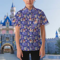The Magic House Movie 3D All Over Printed Tropical Shirt, Hardworking Girl Button Up Shirt, 179