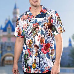 Toy Cowboy 3D All Over Print Shirt, Cowboy And Friends Hawaii Beach Shirt, 184