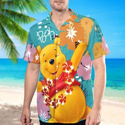 Yellow Bear Hawaiian Summer Family T Shirt, Hawaii Beach Trip Shirt, 200