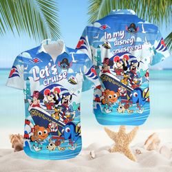 Disneyland Cruise Tropical Shirt, Cruise Summer Hawaiian Shi