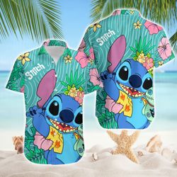 Stitch Tropical Shirt, Stitch Summer Tropical Shirt, Summer