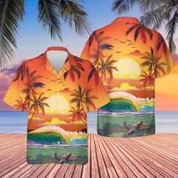 Lgbt Summer Sunset Summer Shirt, Tropical Summer Shirt,