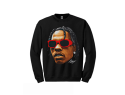 lil baby sweatshirt black, vintage lil baby sweater hip hop graphic pr