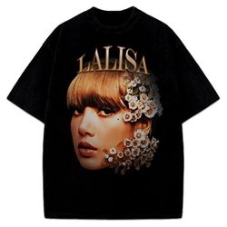 LALISA Lisa Blackpink Kpop Korean Superstar Queen Portrait Design T-Sh