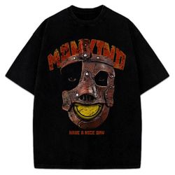 Mankind Mick Foley T-Shirt Have A Nice Day Wrestling Legend Graphic St