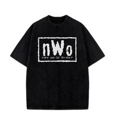 nWo New World Order WCW Wrestling Black 90s 2000s Men T-Shirt