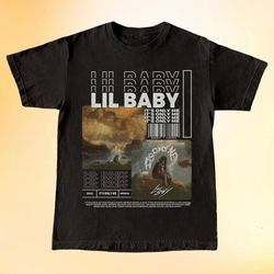 lil baby shirt, lil baby tee, lil baby its only me album shirt, lil baby unisex