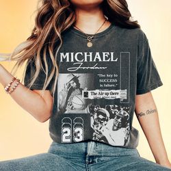 Michael Jordan Shirt, Michael Jordan Graphic Shirt, Michael Jordan Merch Tee, Ba