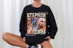 Stephen Curry Crewneck Sweatshirt - 90s Vintage x Bootleg Style Sweater