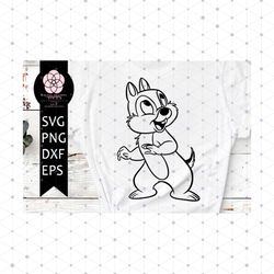 Chip and Dale SVG DXF PNG Eps Pdf Chip and Dale, Chip and Dale Cut Files, Cricut  Silhouette Files