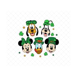 Mouse And Friends St Patrick Day SVG, Lucky Shamrock Svg, 119