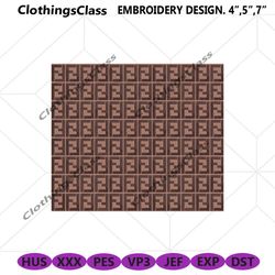 Fendi Logo Wrap Embroidery Design Download