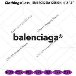 Balenciaga Bold Symbol Embroidery Download File