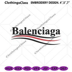 Balenciaga Wave Line Embroidery Download File