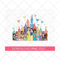 Best Friend Princesses Png, Family Vacation Png, Princess Squad Png