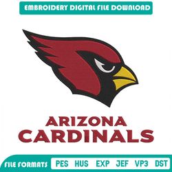 Logo Arizona Cardinals Embroidery Designs File, Arizona Card