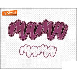 Mama Applique Embroidery, MAMA Embroidery Design Download, 27