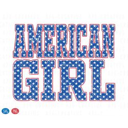 American Girl Star Png Svg Instant Download, 4th of July Png, 13