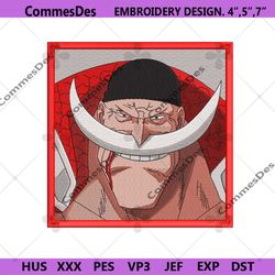 Edward Newgate Box Embroidery Design Anime One Piece File