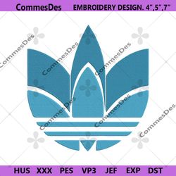 Adidas Leaf Logo Brand Embroidery Design Download