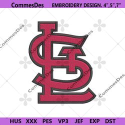 St Louis Symbol Logo Machine Embroidery, St Louis Logo Embroidery Design