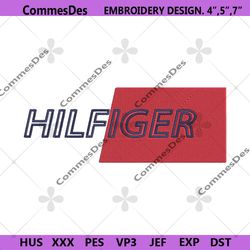 Tommy Hilfiger Outlines Italics Logo Embroidery Download File