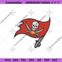 Tampa Bay Buccaneers Iconic Embroidery Files, Tampa Bay Buccaneers Embroidery Download File