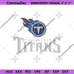 Tennessee Titans Football Logo Embroidery, Tennessee Titans Design File