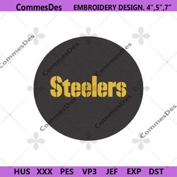 Steelers Embroidery Download File, Pittsburgh Steelers Machine Embroidery