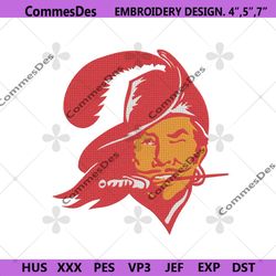 Tampa Bay Buccaneers Logo Embroidery Design, Tampa Bay Buccaneers NFL Embroidery