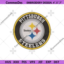 NFL Pittsburgh Steelers Team Embroidery Files, Pittsburgh Steelers File Embroidery