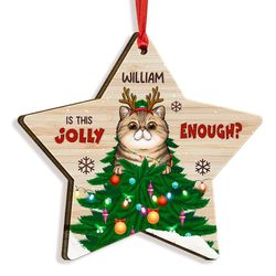 Because In This House There Is Only One Star Personalized Ornament