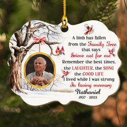 Personalized Human Memorial Wood Ornament You Are Always In My Heart