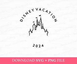 Family Vacation 2024 Svg, Magical Kingdom Svg, Family Trip 2024 Svg, Vacay Mode, Svg File For Cut, Instant Download Svg
