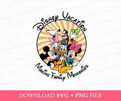 Mouse and Friends Svg, Family Vacation Svg, Making Family Memories Svg, Family Trip Svg, Vacay Mode, Magical Kingdom, Pn