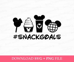 Snack Goals Svg, Family Vacation Svg, Family Trip 2024 Svg, Snacks Svg, Vacay Mode 2024, Svg Files For Cut, Png Svg File
