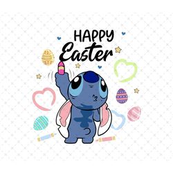 Stitch Easter Png, Happy Easter Png, 192